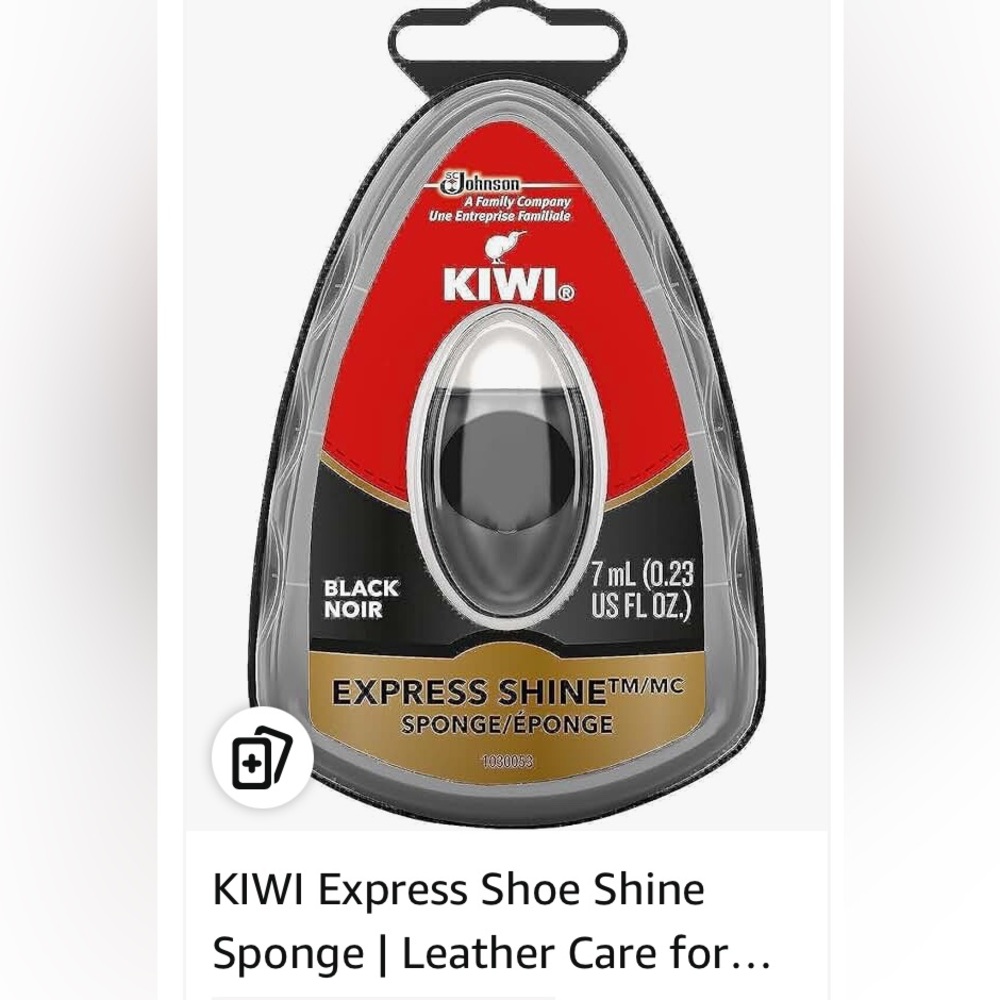 Kiwi Express Shine Sponge Black